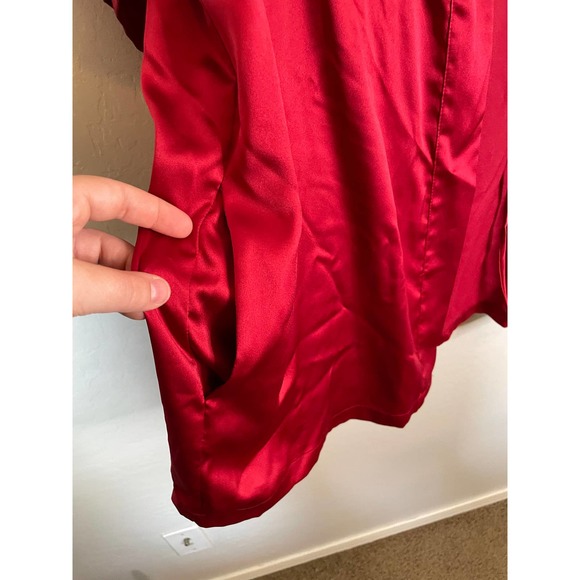 Victoria's Secret | Crimson Red Mini Wrap Robe Size XS/s - Picture 7 of 7